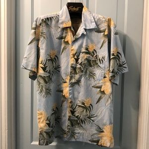 Montego Bay shirt flowered Hawaiian size M